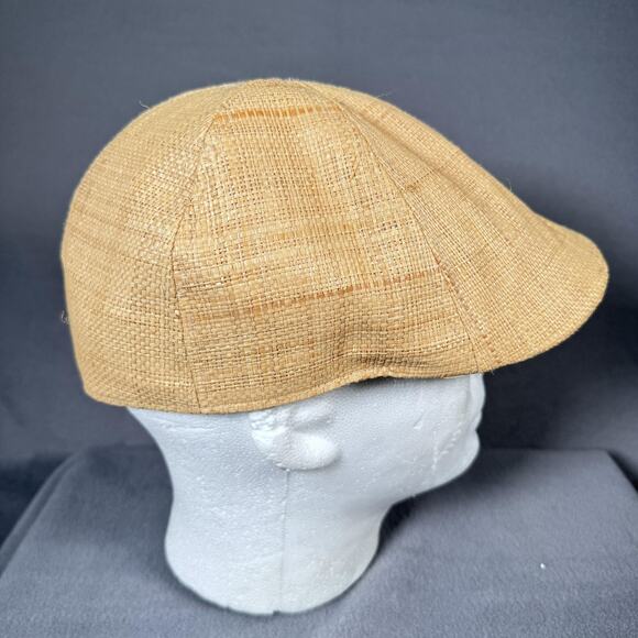San Diego Hat Company Golf Cap Fitted Mens One Size Straw Ivy Flat Cap Summer - Picture 2 of 11